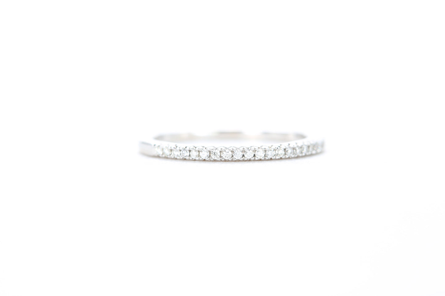 Delicate Diamond Ring White Gold