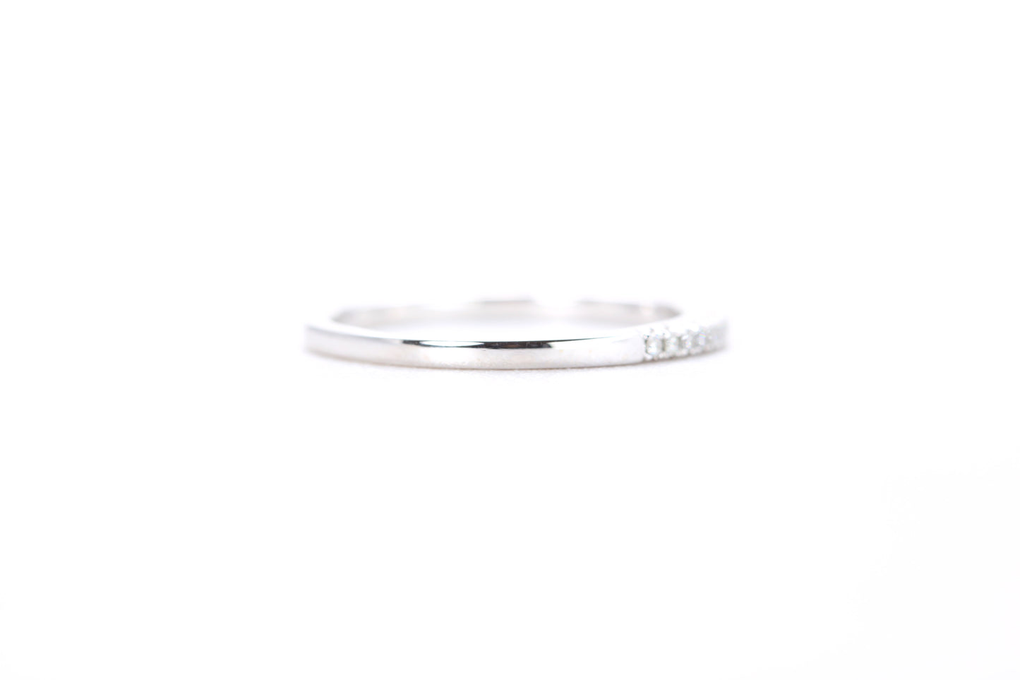 Delicate Diamond Ring White Gold