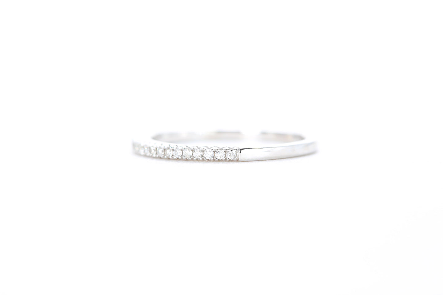 Delicate Diamond Ring White Gold