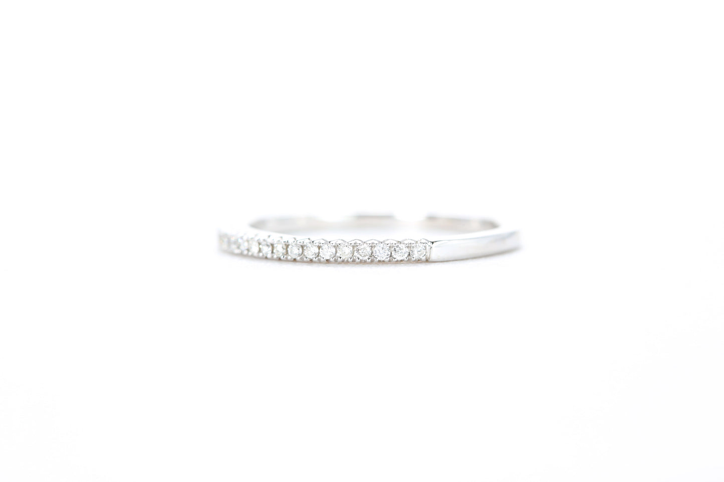 Delicate Diamond Ring White Gold