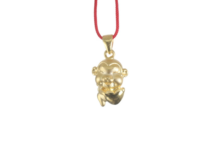 Louis Vuitton Monkey Pendant Necklace - Gold-Tone Metal Pendant Necklace,  Necklaces - LOU142629