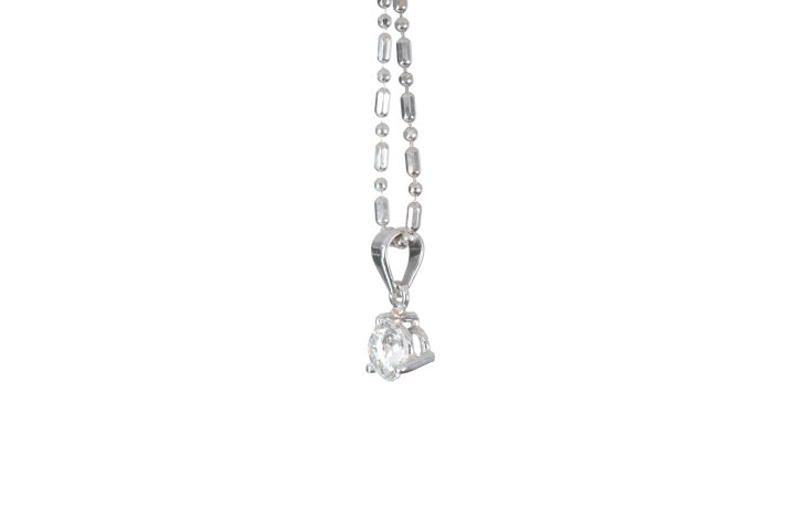 Diamond Solitaire Pendant