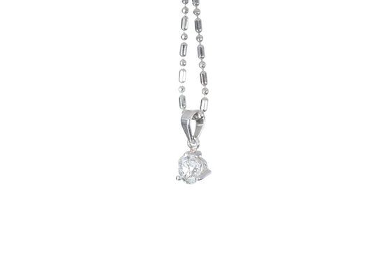 Diamond Solitaire Pendant