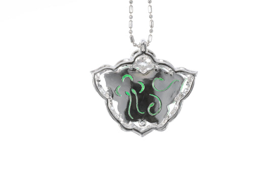 Jadeite Butterfly Pendant