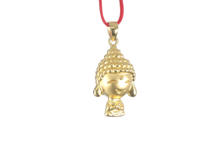 24K 3D Gold Buddha Pendant