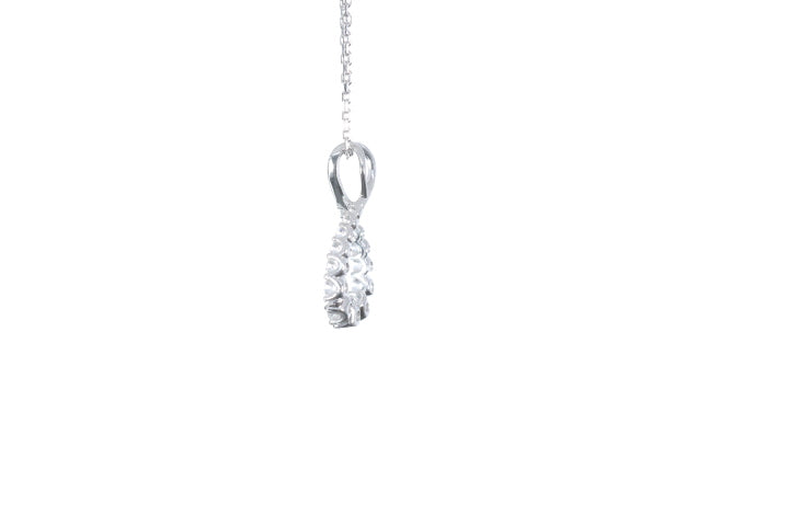 Pear Shaped Diamond Pendant