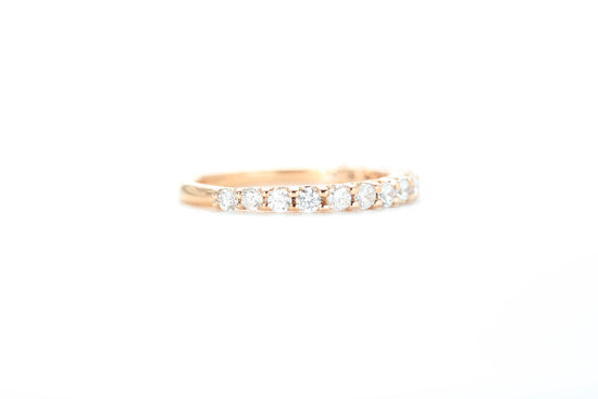 Micro Pavé 1/2 Carat Diamond Ring in 18k Rose Gold