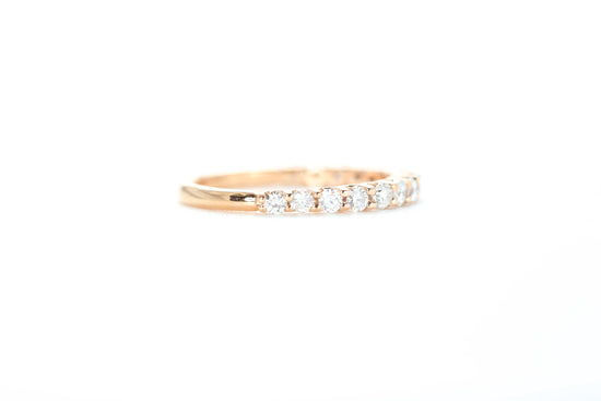 Micro Pavé 1/2 Carat Diamond Ring in 18k Rose Gold