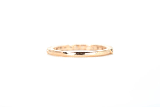 Micro Pavé 1/2 Carat Diamond Ring in 18k Rose Gold