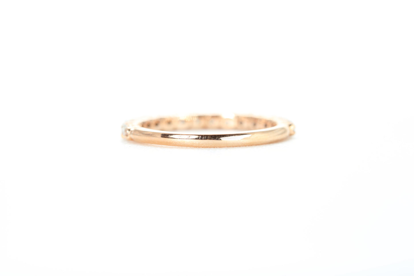 Micro Pavé 1/2 Carat Diamond Ring in 18k Rose Gold