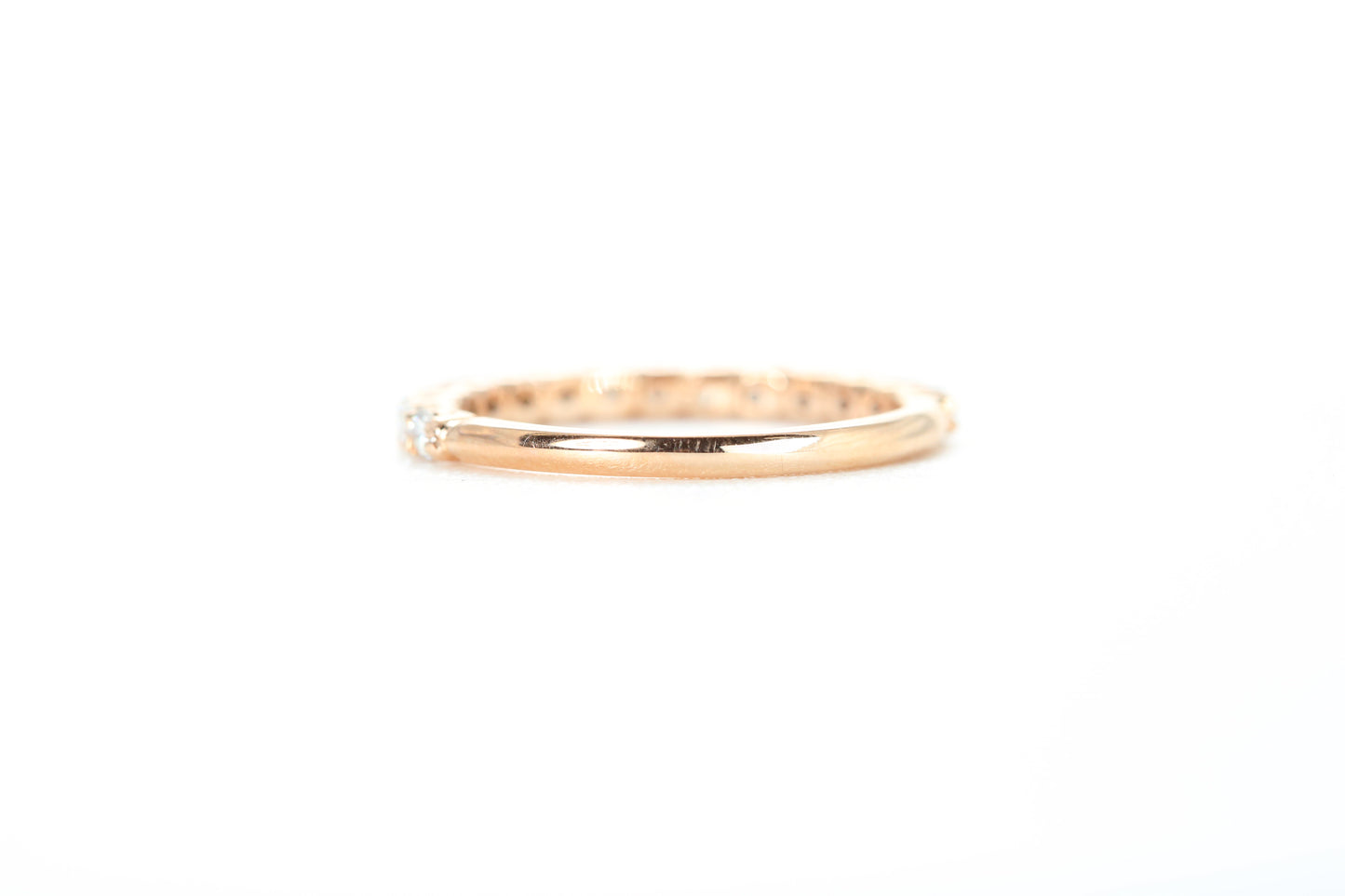 Micro Pavé 1/2 Carat Diamond Ring in 18k Rose Gold