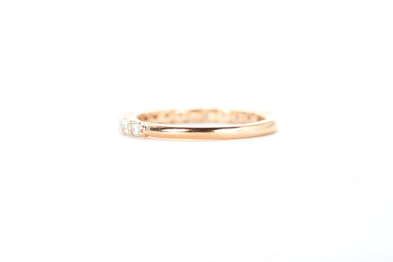 Micro Pavé 1/2 Carat Diamond Ring in 18k Rose Gold