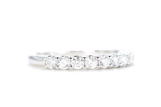 Milgrained Diamond Band