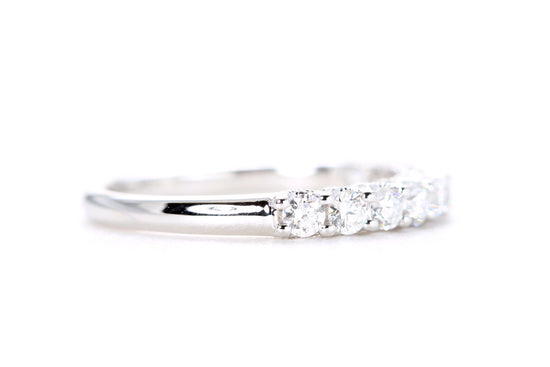 Milgrained Diamond Band