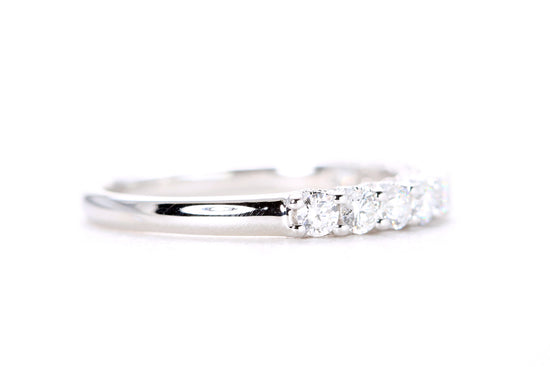 Milgrained Diamond Band